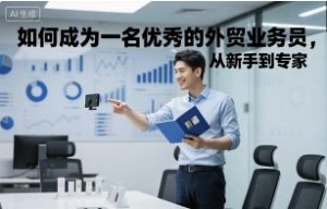 如何成为一名优秀的外贸业务员，从新手到专家-精品虚拟资源库