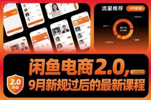 闲鱼电商2.0，9月新规过后的最新课程-精品虚拟资源库