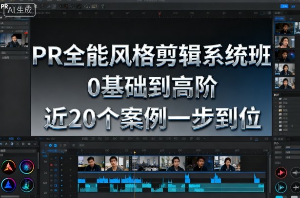 PR全能风格剪辑系统班，0基础到高阶，近20个案例一步到位-精品虚拟资源库