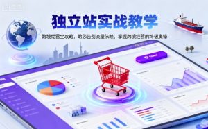 独立站实战教学，跨境经营全攻略，助您告别流量依赖，掌握跨境经营的终极奥-精品虚拟资源库
