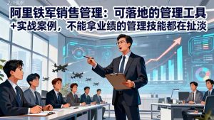 阿里铁军销售管理:可落地的管理工具+实战案例,不能拿业绩的管理都在扯淡-精品虚拟资源库
