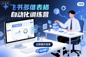 飞书多维表格自动化训练营，手把手教你告别重复处理，用多维表格开启高效办公新模式-精品虚拟资源库