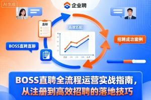 BOSS直聘全流程运营实战指南，从注册到高效招聘的落地技巧-精品虚拟资源库