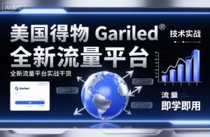 美国得物Gariled技术实战，全新流量平台​实战干货，即学即用-精品虚拟资源库