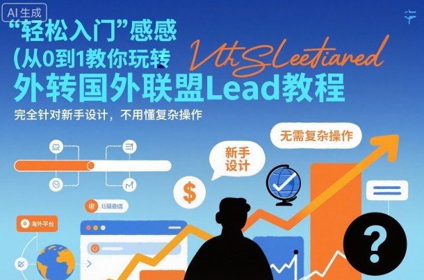 国外联盟賺美刀项目,从0到1教你玩转国外联盟Lead教程,纯新手可操作性100%-精品虚拟资源库