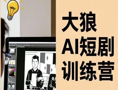 大狼AI短剧训练营-短剧课程(更新中)-精品虚拟资源库