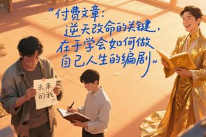 付费文章：逆天改命的关键，在于学会如何做自己人生的编剧-精品虚拟资源库