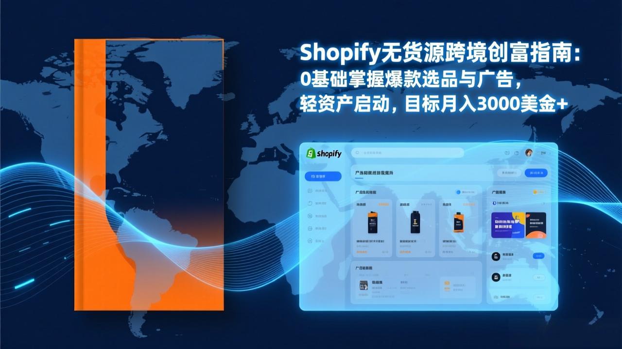 Shopify爆款打法实战：从选品到广告投放，复制爆款模型，驱动独立站月销售额破万刀-精品虚拟资源库