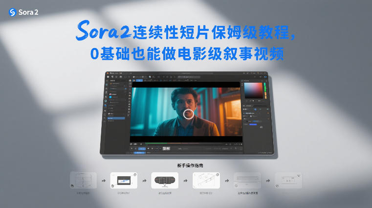 Sora2连续性短片保姆级教程，0基础也能做电影级叙事视频-精品虚拟资源库