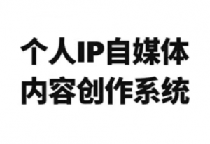 龙三郎·个人IP自媒体内容创作系统v1.0-精品虚拟资源库