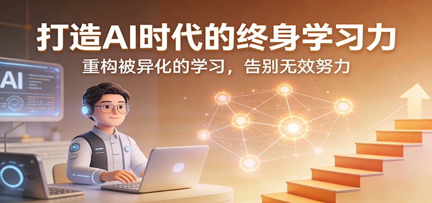 打造AI时代的终身学习力:重构被异化的学习,告别无效努力-精品虚拟资源库