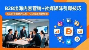 B2B出海内容营销+社媒矩阵引爆技巧：抓住内容营销的红利，让企业出海更轻松-精品虚拟资源库