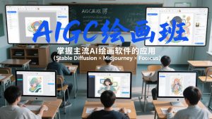 AIGC绘画班,掌握主流Ai绘画软件的应用(Stable Diffusion x Midjourney x Fooocus)-精品虚拟资源库