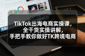 TikTok出海电商实操课，全干货实操讲解，手把手教你做好TK跨境电商-精品虚拟资源库