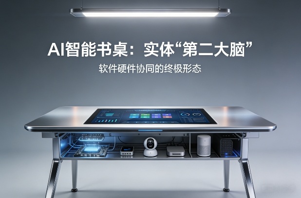 AI智能书桌搭建，构建你的实体“第二大脑”，软件硬件协同的终极形态-精品虚拟资源库