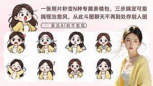 一张照片秒变N种专属表情包，三步搞定可爱搞怪治愈风，从此斗图聊天不再到处存别人图-精品虚拟资源库
