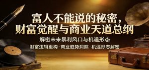 富人不能说的秘密，财富觉醒与商业天道总纲，解密未来暴利风口与机遇形态-精品虚拟资源库