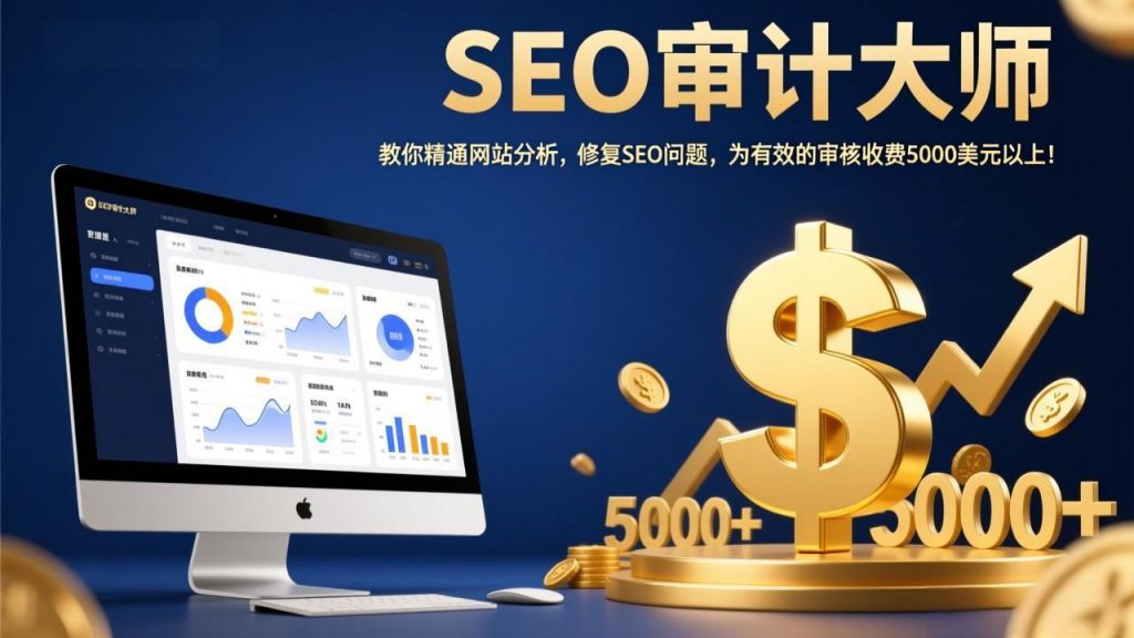 SEO审计大师：教你精通网站分析，修复SEO问题，为有效的审核收费5000美元以上！-精品虚拟资源库