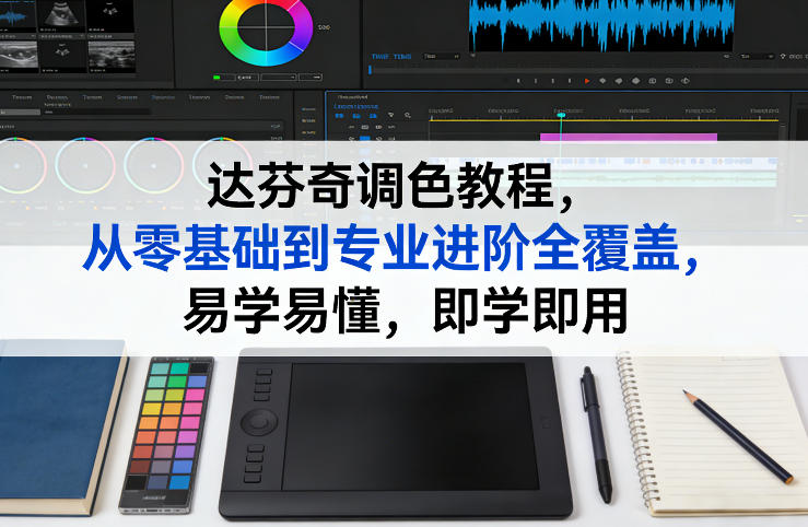 达芬奇调色教程，从零基础到专业进阶全覆盖，易学易懂，即学即用-精品虚拟资源库