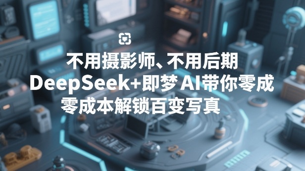 不用摄影师、不用后期,DeepSeek+即梦AI带你零成本解锁百变写真!-精品虚拟资源库