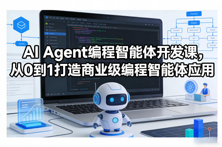 AI Agent编程智能体开发课，从0到1打造商业级编程智能体应用-精品虚拟资源库
