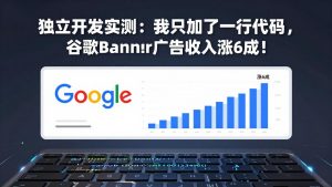 付费文章：独立开发实测：我只加了一行代码，谷歌Banner广告收入涨6成！-精品虚拟资源库