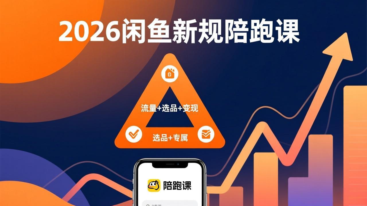 2026闲鱼高阶陪跑课全新上线,带你吃透新规玩转选品流量,从零搭建稳定变现盈利体系-精品虚拟资源库