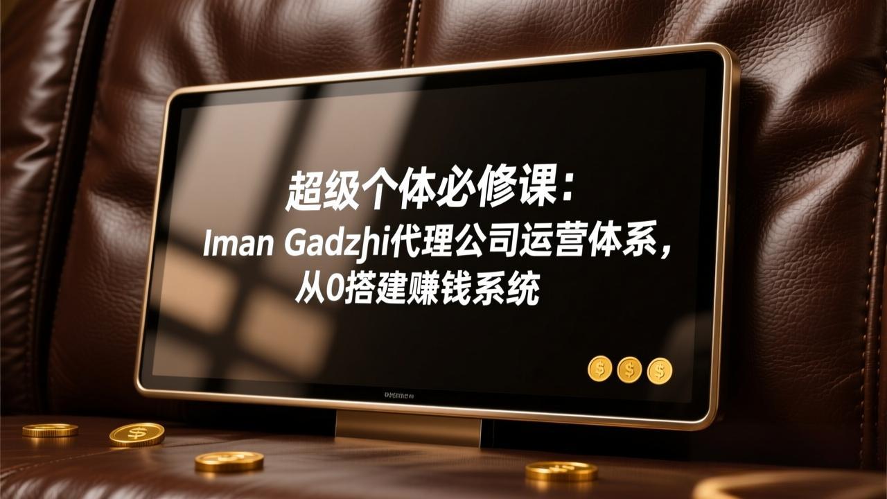 超级个体必修课：Iman Gadzhi代理公司运营体系，从0搭建赚钱系统-精品虚拟资源库