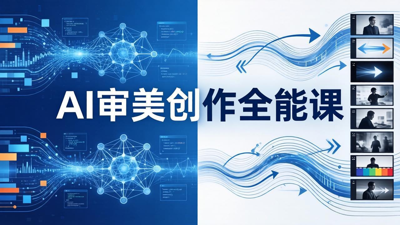 AI审美创作全能课：MJ+Seedance+模型训练+影视分镜+编剧，一站式掌握AI艺术创作-精品虚拟资源库