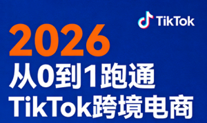 2026从0到1跑通TikTok跨境电商(更新4月)-精品虚拟资源库
