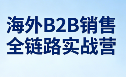 雨哥·海外B2B销售全链路实战营-精品虚拟资源库