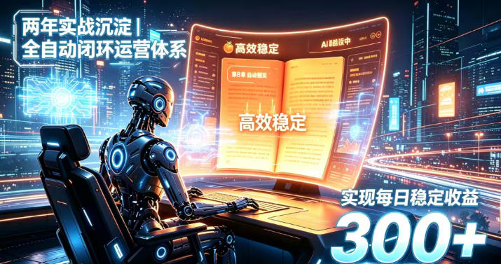 两年实战沉淀｜全自动闭环运营体系，实现每日稳定收益300+【揭秘】-精品虚拟资源库