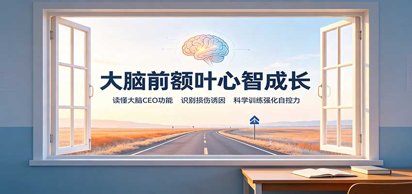 大脑前额叶心智成长:读懂大脑CEO功能,识别损伤诱因,科学训练强化自控力-精品虚拟资源库