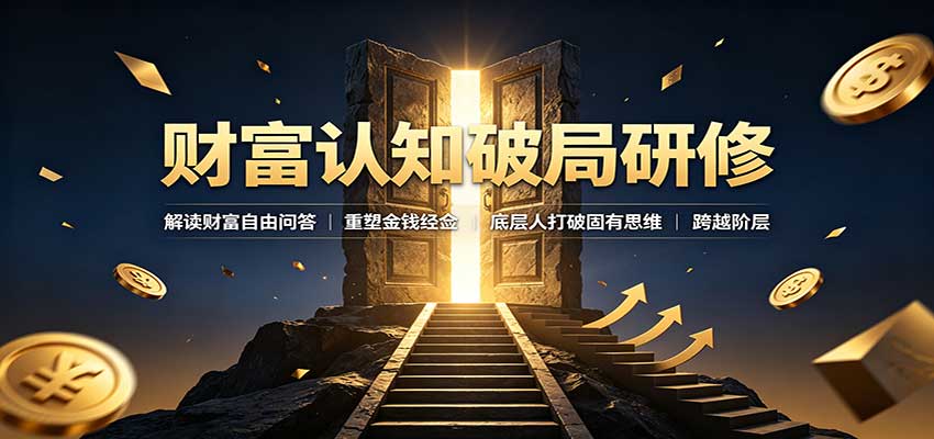 财富认知破局研修：解读”孙割”，重塑金钱观念，底层人打破固有思维跨越阶层-精品虚拟资源库