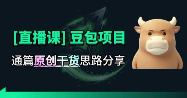 【直播课】原创思路打豆包项目，全是独家思路分析-精品虚拟资源库