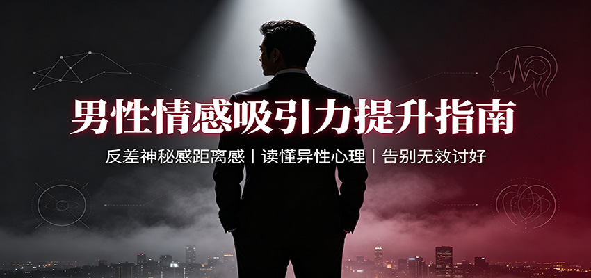 男性情感吸引力提升指南：反差神秘感距离感，读懂异性心理，告别无效讨好-精品虚拟资源库