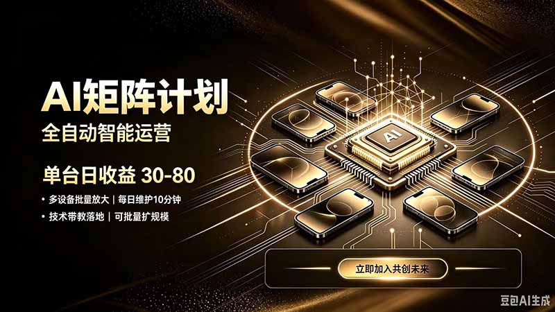AI智能对话，矩阵规模化创业，全程技术扶持，长久稳定，日入800+-精品虚拟资源库