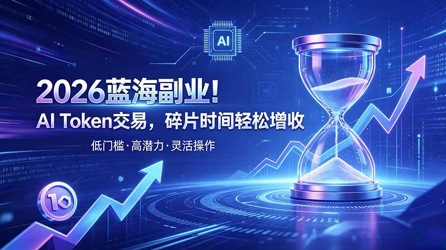 AI Token算力赛道！普通人可入局的数字副业-精品虚拟资源库