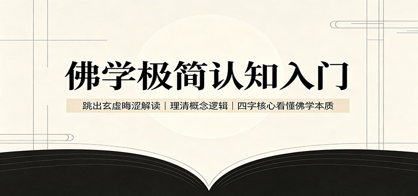 佛学极简认知入门：跳出玄虚晦涩解读，理清概念逻辑，四字核心看懂佛学本质-精品虚拟资源库