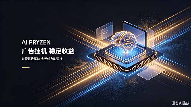 AI Pryzen 广告挂机｜24小时自动跑，日入300-500，新手零门槛-精品虚拟资源库