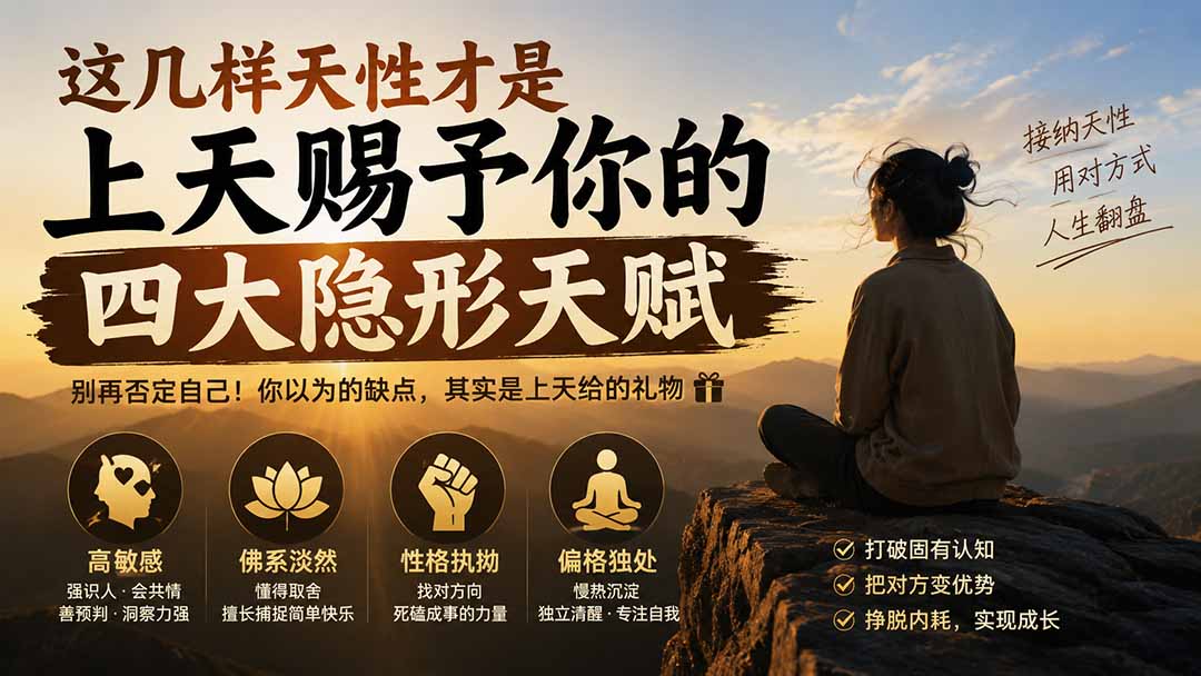 付费文章：这几样天性才是上天赐予你的四大隐形天赋-精品虚拟资源库