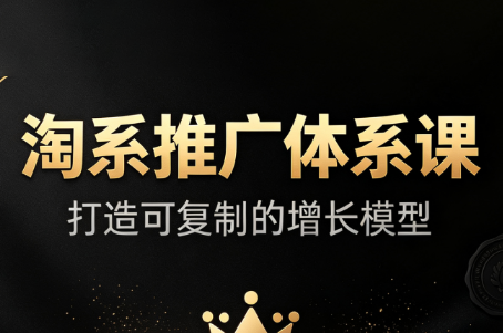 大山·淘系推广体系课-精品虚拟资源库