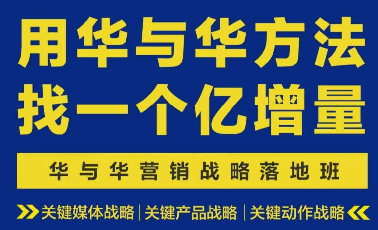 营销战略落地班2026年6月线下课，关键媒体战略|关键产品战略|关键动作战略-精品虚拟资源库