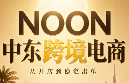 NOON中东跨境电商：从开店到稳定出单(更新2026)-精品虚拟资源库