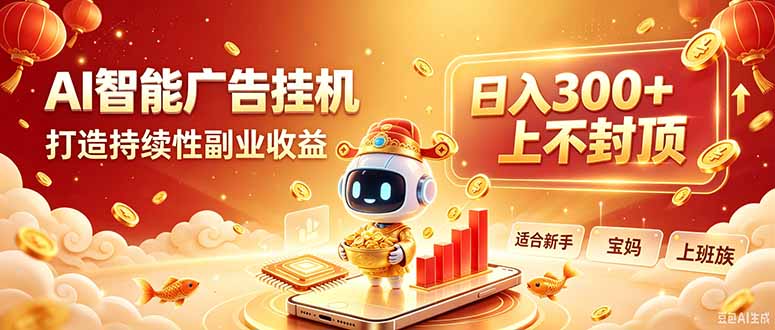 告别手动干活！AI自动化，解锁线上被动收益-精品虚拟资源库