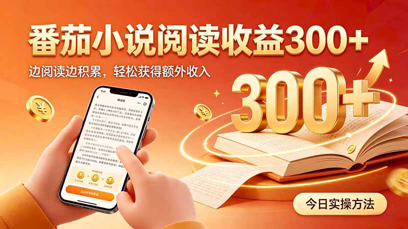 全自动番茄挂机玩法,日入300+边阅读边积累,轻松获得额外收入-精品虚拟资源库