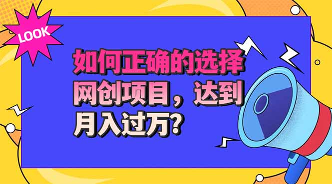选择大于努力！选对项目才能实现月入过万，才能避免成为绿油油的韭菜-精品虚拟资源库