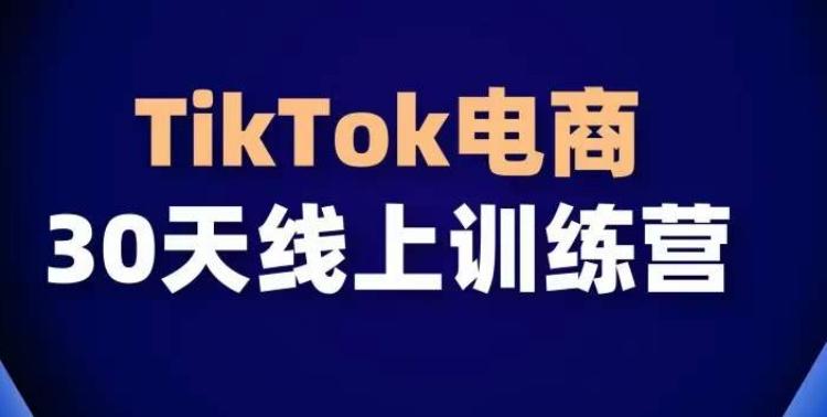 TikTok电商带货30天线上课，不可错过的全球流量洼地！-精品虚拟资源库