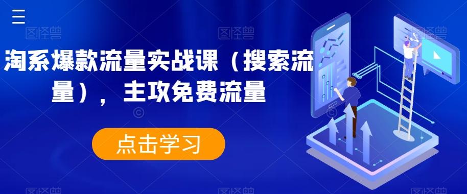 淘系爆款流量实战课（搜索流量），主攻免费流量-精品虚拟资源库