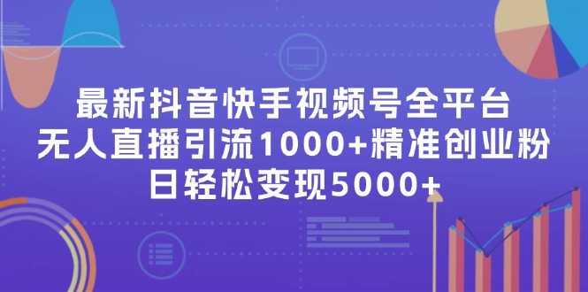 最新抖音快手视频号全平台无人直播引流1000+精准创业粉，日轻松变现5000+-精品虚拟资源库